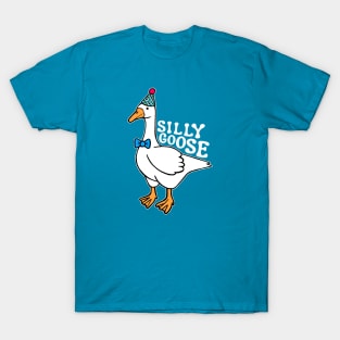 Silly Goose with Birthday Hat T-Shirt